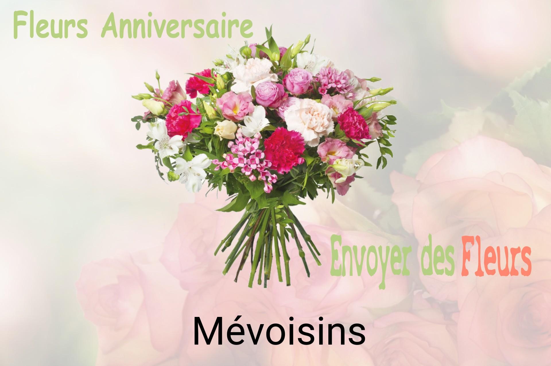 Bouquet de fleurs d’anniversaire livré à Mévoisins